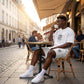 Herr casual topp & shorts-set 👕 Mjuk känsla, ledig stil – redo för soliga dagar ☀️✨
