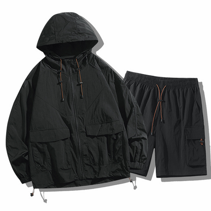 🧥 50 % RABATT NU! 🏔️ Vädertålig cargoficka-jacka – andningsbar, solskyddande & perfekt för äventyr, resor & vardag 🎒