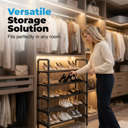 👟📦 Étagère à chaussures multicouche – Grande capacité, montage sans outils, structure robuste, le rangement malin qui libère votre entrée et garde chaque paire à sa place 🏠👌