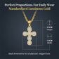 📿 50 % RABATT NU! 💎 Korsberlock med zirkon i kopparinfattning – gnistrande vacker & perfekt som present till dop, konfirmation & bröllop 🎁