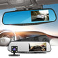 🚘 Dubbel dashcam HD – fram & bak, parkeringsövervakning & loop-inspelning, komplett skydd för din bil dygnet runt 🔄