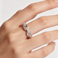 🔗 Evighetsring med sammankopplade kedjelänkar – symboliserar oändlig kärlek & starka band, perfekt som förlovningsring, bröllopsring eller jubileumspresent 💝