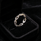 🔗 Evighetsring med sammankopplade kedjelänkar – symboliserar oändlig kärlek & starka band, perfekt som förlovningsring, bröllopsring eller jubileumspresent 💝