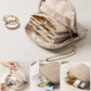 👝🎀 Pochette bijoux portable à zip – Rangez bagues, colliers et boucles d’oreilles sans les emmêler, pour un rangement malin et élégant 🌸🗂️