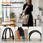 🧶 Dam vävd tygkasse med regnbågsränder – handgjord look, slitstarkt material & perfekt för shopping, resa & vardagsbruk 🌿