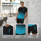 🎨 Herr 3D-gradient set – T-shirt & shorts, unik färgövergång, andningsbart tyg & perfekt för semester, festival & vardag 🌴