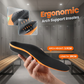 🦶 Unisex inläggssulor med fotvalvsstöd – ergonomisk design, lindrar hälsporre, plantar fasciit & trötta fötter, perfekta för stående jobb & långa dagar 💪