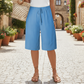 🌸 Dam casual shorts med dragsko i midjan – avslappnad passform, mjukt tyg & perfekta för lata dagar & strandpromenader 🏖️