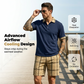 🌬️ Herr skjorta & rutiga shorts-set – mjukt, lätt & perfekt för lata dagar, picknick & utflykter, svalt & bekvämt hela dagen 🧺