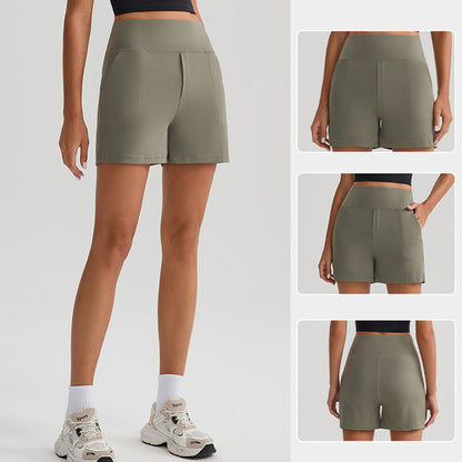 🌿🩳 Short fitness taille haute – Coupe flatteuse, toucher doux, parfait pour la salle de sport comme pour le quotidien 🌞🛍️