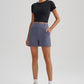 🌿🩳 Short fitness taille haute – Coupe flatteuse, toucher doux, parfait pour la salle de sport comme pour le quotidien 🌞🛍️