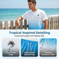 🏃‍♂️ Herr kortärmad gradient-set – tröja & shorts i andningsbart tyg, perfekt för löpning, strand & casual fritid 🌊