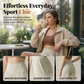 💃 Dam lösa högmidjade sportshorts – framhäver midjan, döljer höfterna & perfekt för alla träningspass, från yoga till HIIT 🌿