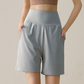 💃 Dam lösa högmidjade sportshorts – framhäver midjan, döljer höfterna & perfekt för alla träningspass, från yoga till HIIT 🌿