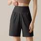 💃 Dam lösa högmidjade sportshorts – framhäver midjan, döljer höfterna & perfekt för alla träningspass, från yoga till HIIT 🌿