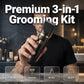 🔋 3-i-1 elektriskt groomingkit – USB-laddningsbart, sladdlöst & perfekt för resa, hem & gym, trimma & styla var du än är 🎒