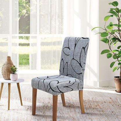 🧼🪑 Housse de chaise lavable – Tissu extensible ajusté, se glisse en un clin d’œil, idéale pour les familles avec enfants et les locataires, protégez vos chaises des taches sans sacrifier le style 🌈👨‍👩‍👧‍👦