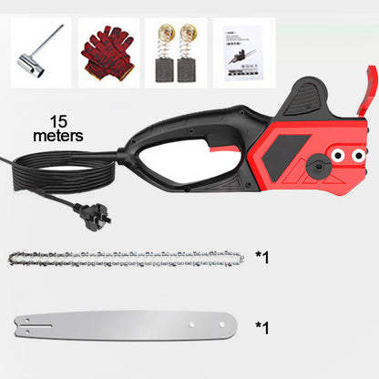 🌲 Kraftfull 2600W Kedjesåg – 12 tum svärd & kedja, perfekt för ved, timmer & trädbeskärning, ergonomisk design för långa arbetspass 💪