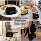 🗂️ Dam stor vintage crossbody-väska – flera fack, rymmer plånbok, mobil & surfplatta, perfekt för shopping, resa & pendling 🚆