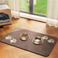 🐾💧 Tapis de gamelle en terre de diatomées – Surface imperméable, absorption rapide, rebord anti-débordement, pour une zone repas toujours propre et sèche, sans effort 🧼✨
