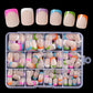 💅✨ Plus de 50 000 exemplaires vendus ! Ongles à coller Color Pop – Pose facile, couleurs éclatantes, manucure immédiate sans colle 🌈🎨