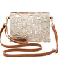 👜 Dam blommig crossbody-väska – mångsidig, rymlig & perfekt för mobil, plånbok & nycklar, enkel att matcha med alla outfits 🌿