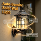 🔋 Solcellsdriven vägglampa med rörelsesensor – inga kablar, laddas av solen & lyser starkt när någon närmar sig, perfekt för ytterdörr & uppfart 🚗