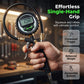🔧 Digital däckpump med tryckmätare & LED-ljus – flera adaptrar, perfekt för bil, motorcykel, cykel & luftmadrass, snabb & exakt pumpning ⚡