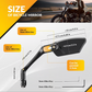 🛡️🚲 PROMO FLASH -50% ! Rétroviseur Grand Angle pour Vélo – Verre Incassable, Support Anti-Vibrations, Rotation 360°, Compatible Guidons 16-31,8mm, Idéal Vélo & Moto
