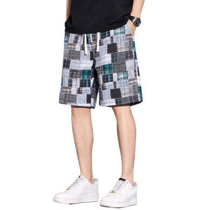 👕 Avslappnade färgblocksshorts för män – perfekta för sommaren