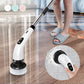 ⚡🛁 Brosse électrique télescopique sans fil – 8 embouts, autonomie longue, atteint plafonds et recoins, pour briller partout 🏡✨