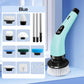 ⚡🛁 Brosse électrique télescopique sans fil – 8 embouts, autonomie longue, atteint plafonds et recoins, pour briller partout 🏡✨