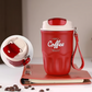 👜☕ Thermos café anti-fuite – Fermeture sécurisée, double paroi inox, idéal pour le bureau, les transports et les balades 🌧️🚇