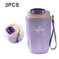👜☕ Thermos café anti-fuite – Fermeture sécurisée, double paroi inox, idéal pour le bureau, les transports et les balades 🌧️🚇