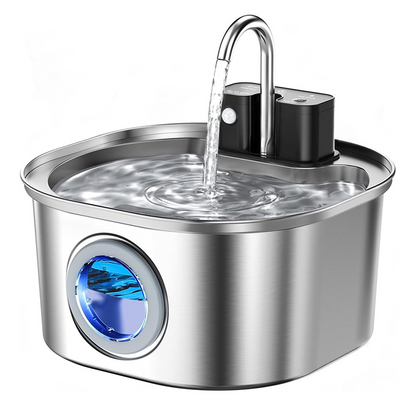 💧 Fresh Flow husdjursfontän – cirkulerande vatten med aktivt kolfilter, tar bort hår & föroreningar, perfekt för katter & små hundar 🐱