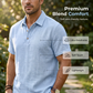 👔 PROMO EXCEPTIONNELLE 54% DE RÉDUCTION ! ☀️ Ensemble Lin Homme Été – Chemise Ample & Short Cargo – Respirant & Élégant – Parfait pour les Journées Chaudes et les Sorties Décontractées 🌊✨🩳