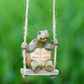🐢✨ Décoration tortue sur balançoire – Ludique, pleine de charme, une touche de poésie 🌿🎀