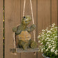 🐢✨ Décoration tortue sur balançoire – Ludique, pleine de charme, une touche de poésie 🌿🎀