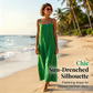 🌾👗 Débardeur long femme en coton – Coupe fluide, matière toute douce, silhouette épurée du quotidien à la plage 🌊🕊️