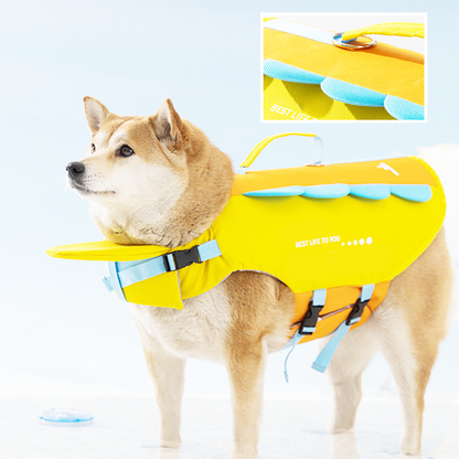🐶🦺 Gilet de sauvetage haute flottabilité pour chien – Bandes réfléchissantes, poignée de sauvetage, sécurité maximale au lac, à la plage et en bateau, 11 coloris et tailles XS à L pour tous les gabarits 🌊🚤