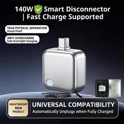 🌞 PROMO FLASH 50% ! ⚡ Chargeur Rapide 140W avec Arrêt Auto IA – USB-C PD 3.1, Protection Intelligente & Voyant Lumineux – Compatible iPhone, MacBook, Tablettes 🔋✨