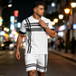 🏋️👟 Tenue de sport homme imprimé 3D – Séchage rapide, ceinture élastique confortable, look fitness qui passe du tapis de course à la rue 🏃🌆