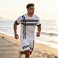 🏋️👟 Tenue de sport homme imprimé 3D – Séchage rapide, ceinture élastique confortable, look fitness qui passe du tapis de course à la rue 🏃🌆