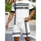 🏋️👟 Tenue de sport homme imprimé 3D – Séchage rapide, ceinture élastique confortable, look fitness qui passe du tapis de course à la rue 🏃🌆