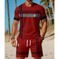 🏋️👟 Tenue de sport homme imprimé 3D – Séchage rapide, ceinture élastique confortable, look fitness qui passe du tapis de course à la rue 🏃🌆