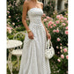 👗✨ Robe bustier à pois – Imprimé rétro chic, coupe flatteuse, parfaite pour un look estival élégant 🌸🕶️