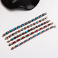 ⏳ PROMO FLASH : 50% DE RÉDUCTION ! Bracelet Magnétique Finition Cuivre Antique – Pierres Synthétiques Turquoise & Corail for Élégance Vintage au Poignet ❤️✨