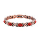 ⏳ PROMO FLASH : 50% DE RÉDUCTION ! Bracelet Magnétique Finition Cuivre Antique – Pierres Synthétiques Turquoise & Corail for Élégance Vintage au Poignet ❤️✨
