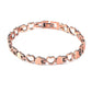 💖✨ Bracelet magnétique à maillons cœur – Design élégant, fermoir aimanté, symbole d’amour à porter au poignet 🎀🧲