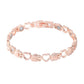 💖✨ Bracelet magnétique à maillons cœur – Design élégant, fermoir aimanté, symbole d’amour à porter au poignet 🎀🧲